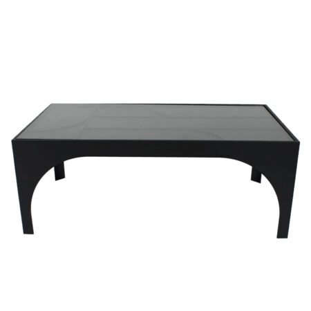 ARCHES COFFEE TABLE ΜΑΥΡΟ ΜΑΤ 100x55xH38cm