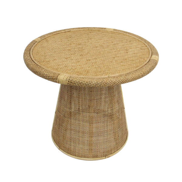 KAMIRA SIDE TABLE ΦΥΣΙΚΟ 59x59xH49,5cm