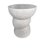 ASIMETRON SIDE TABLE TERRAZZO 35x35xH46cm