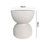 PIONI 1 SIDE TABLE TERRAZZO 40x40xH46cm