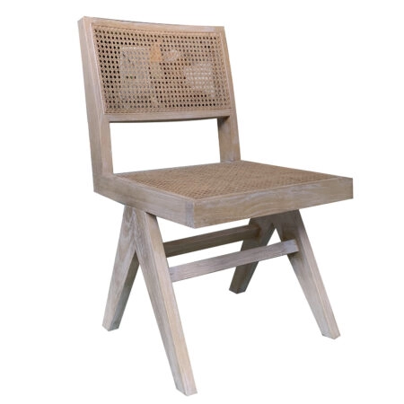 Καρέκλα Επαγγελματική LAPETUS Sonoma Ξύλο/Rattan 51x44x86cm