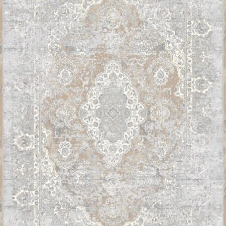 ΧΑΛΙ LUXURIOUS SILK 5991 GREY BEIGE - 240cm x 340cm