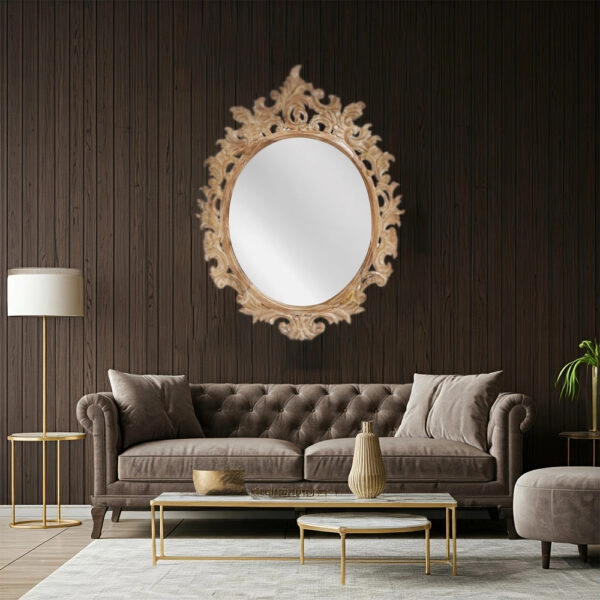 ARTEKKO Mirror Grape Oval 110x85cm