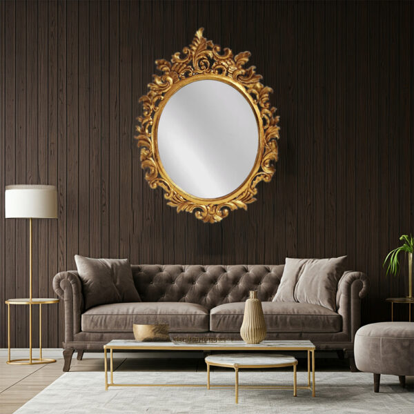 ARTEKKO Mirror Grape Oval 110x85cm