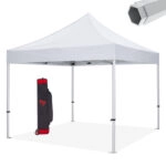 GAZEBO MATTHEW-AL HM6313 ΠΤΥΣΣΟΜ.-ΣΚΕΛΕΤΟΣ ΑΛΟΥΜ.ΑΣΗΜΙ-ΛΕΥΚΟ ΥΦΑΣΜΑ 3x3x3,43Yμ