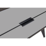 SPECCHIO ΚΟΜΟΔΙΝΟ 2ΣΥΡΤΑΡΙΑ ΜΑΥΡΟ OAK ΚΑΘΡΕΠΤΗΣ 58x39xH55cm