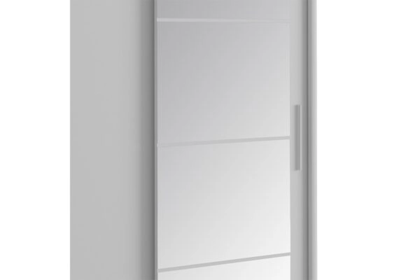 Ντουλάπα Melody Λευκό 160x61x216cm