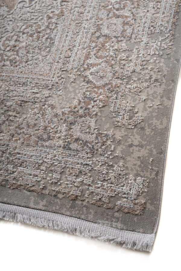 ΧΑΛΙ LUXURIOUS SILK 5989 GREY BEIGE - 160cm x 230cm