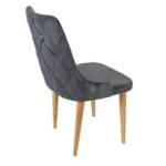 EGE CHAİR WALNUT NATURAL  LEGS  ÜÇTEX  FABRİC  VENÜS 38