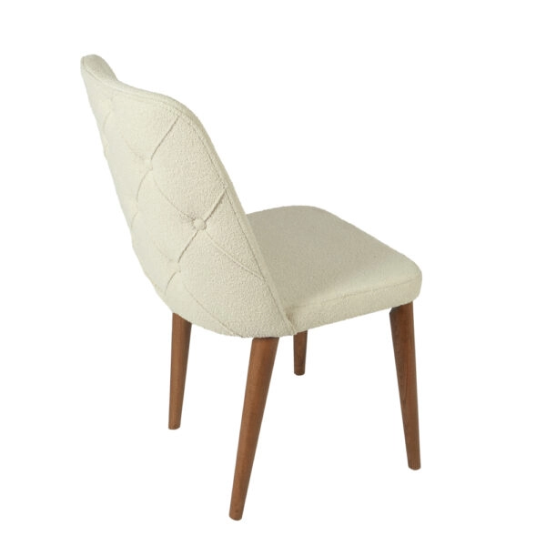 LOTUS CHAİR  WALNUT LİGHT LEGS  MAZZ FABRİC  SALONA V 24