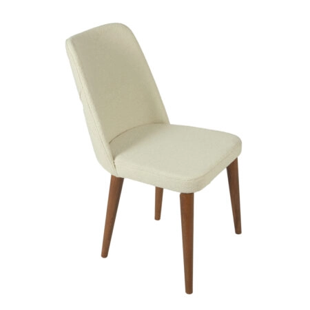LOTUS CHAİR  WALNUT LİGHT LEGS  MAZZ FABRİC  SALONA V 24