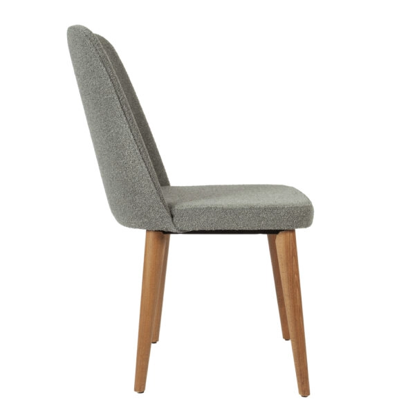 MİLANO CHAİR LİGHT  WALNUT NATURAL  MAZZ FABRİC SALONA V 21