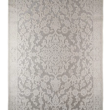 ΧΑΛΙ MUSE 522/W SILVER CREAM - 160εκ - Στρόγγυλο