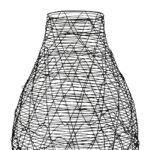 Βάζο Βολβώδες Μεταλλικό Μαύρο D22X33Cm D22X33Cm