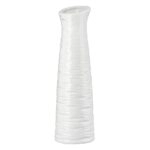 Βάζο Κεραμικό Λευκό Ποικιλία 3 φορές D13X46Cm D13X46Cm