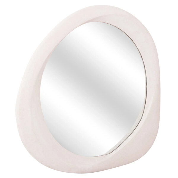 ΚΑΘΡΕΠΤΗΣ ΤΟΙΧΟΥ ΟΒΑΛ ΣΕΙΡΑ SANTORINI HM4511 MDF ΣΕ ΥΠΟΛΕΥΚΟ 82x3,5x74Υεκ