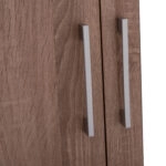 ΝΤΟΥΛΑΠΑ ΜΕ ΚΑΘΡΕΦΤΗ & ΣΥΡΤΑΡΙΑ JARRY HM2485.11 SONAMA OAK ΜΕΛΑΜΙΝΗ 119x48x183Υεκ