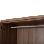 ΝΤΟΥΛΑΠΑ ΜΕ ΚΑΘΡΕΦΤΗ & ΣΥΡΤΑΡΙΑ JARRY HM2485.11 SONAMA OAK ΜΕΛΑΜΙΝΗ 119x48x183Υεκ