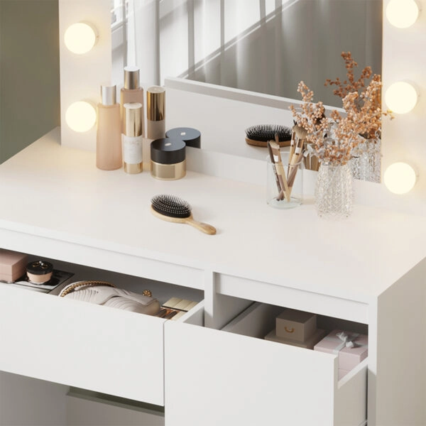 ΤΟΥΑΛΕΤΑ ΜΕ ΦΩΤΙΣΜΟ LED & ΣΥΡΤΑΡΙΑ KEITLIN HM2499.03 ΜΕΛΑΜΙΝΗ ΣΕ ΛΕΥΚΟ 80x40x140Υεκ.