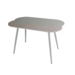 ITALIAN ΤΡΑΠΕΖΑΡΙΑ SET 4+1 ΦΥΣΙΚΟ ΑΝΟΙΧΤΟ 120x75x75