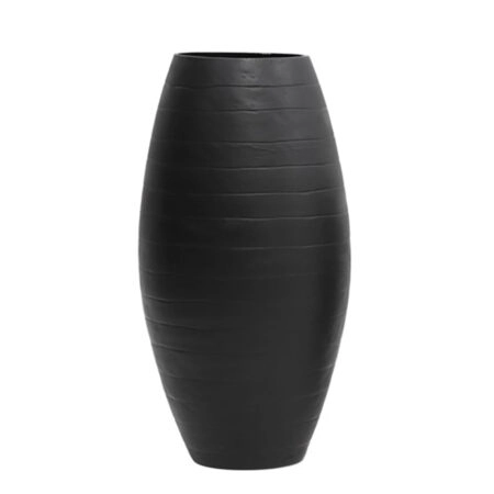 RESAN ΒΑΖΟ 16x16x33 ΓΥΑΛΙ ΜΑΥΡΟ