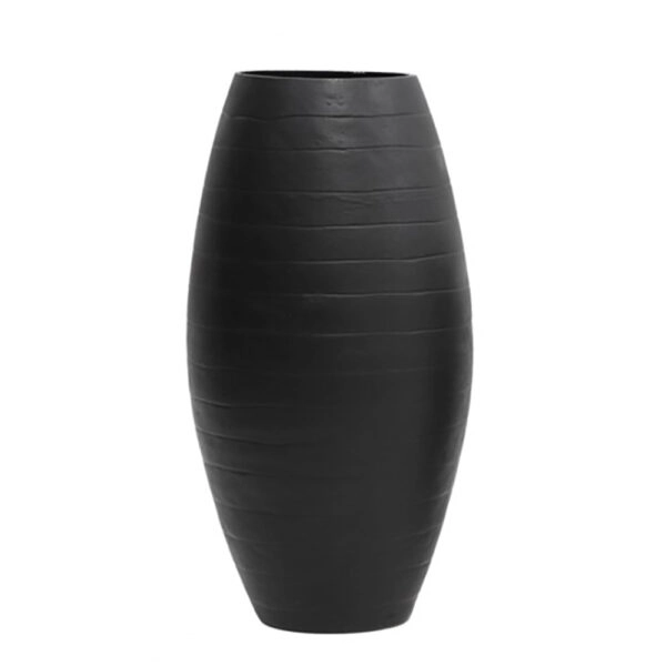 RESAN ΒΑΖΟ 16x16x33 ΓΥΑΛΙ ΜΑΥΡΟ