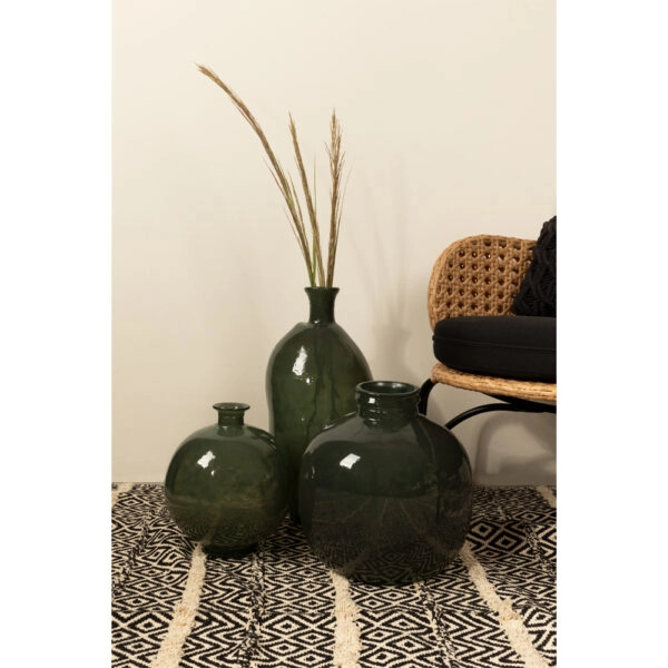RIPE OLIVE ΒΑΖΟ 32x32x35 ΑΝΑΚΥΚΛΩΜΕΝΟ ΓΥΑΛΙ ΛΑΔΙ