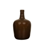 CRUSHED CARAMEL ΜΠΟΥΚΑΛΑ 21x21x37 ΑΝΑΚΥΚΛΩΜΕΝΟ ΓΥΑΛΙ CARAMEL