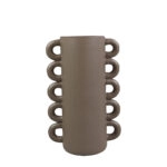 THYRA ΒΑΖΟ 16x10x25 POLYRESIN ΓΚΡΙ