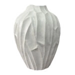 SPETEL ΒΑΖΟ 42x41x53 POLYRESIN ΛΕΥΚΟ