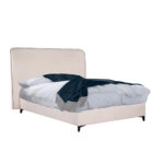 COLOMBO ΚΡΕΒΑΤΙ ΜΕ ΑΠΟΘΗΚ. ΧΩΡΟ (ΓΙΑ ΣΤΡΩΜΑ 160x200cm) OFF WHITE 06-900 ΜΑΥΡΟ 210x170xH120cm