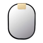 LAMINA 61 ΚΑΘΡΕΠΤΗΣ ΤΟΙΧΟΥ ΜΑΥΡΟ 45.7x2.5x61