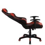 Πολυθρόνα Γραφείου Gaming ULTIMET Κόκκινο/Μαύρο PVC 66x67x127-135cm