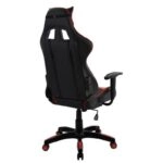 Πολυθρόνα Γραφείου Gaming ULTIMET Κόκκινο/Μαύρο PVC 66x67x127-135cm