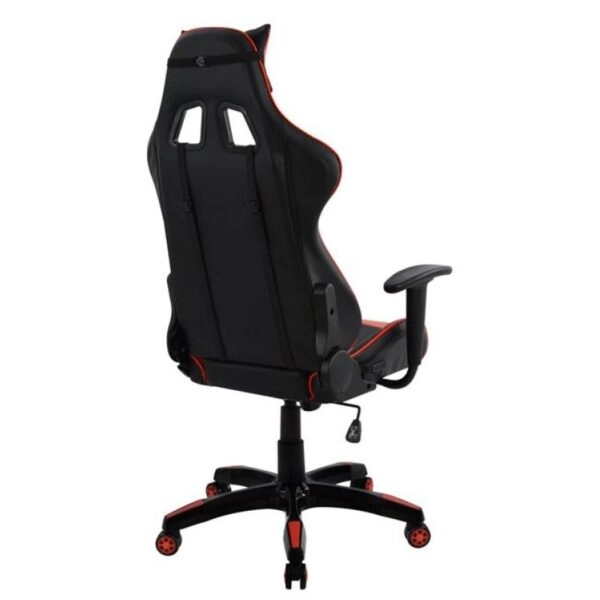 Πολυθρόνα Γραφείου Gaming ULTIMET Κόκκινο/Μαύρο PVC 66x67x127-135cm