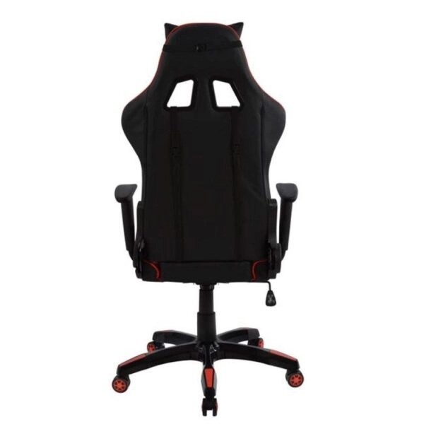 Πολυθρόνα Γραφείου Gaming ULTIMET Κόκκινο/Μαύρο PVC 66x67x127-135cm