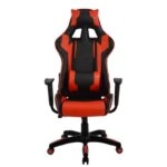 Πολυθρόνα Γραφείου Gaming ULTIMET Κόκκινο/Μαύρο PVC 66x67x127-135cm