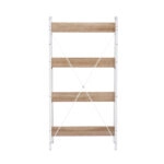 ONE STEP UP ΒΙΒΛΙΟΘΗΚΗ 4ΡΑΦΙΑ SONOMA ΛΕΥΚΟ 60x35xH117cm