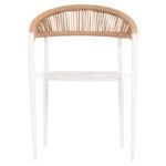 ΠΟΛΥΘΡΟΝΑ BERG HM6284.01 ΑΛΟΥΜΙΝΙΟ & TEXTILENE ΛΕΥΚΟ--P.E.TWISTED RATTAN 55x56x79Υεκ