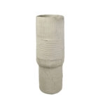 KYLMA ΔΙΑΚΟΣΜΗΤΙΚΟ ΒΑΖΟ 14x14x40 POLYRESIN ΜΠΕΖ