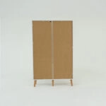 Ραφιέρα Timmy Λευκό-Γραφίτη-Γκρι 90x36x147cm