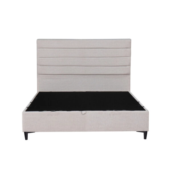 STRATTA ΚΡΕΒΑΤΙ ΜΕ ΑΠΟΘΗΚ. ΧΩΡΟ (ΓΙΑ ΣΤΡΩΜΑ 120x200cm) OFF WHITE 06-900 208x127x121