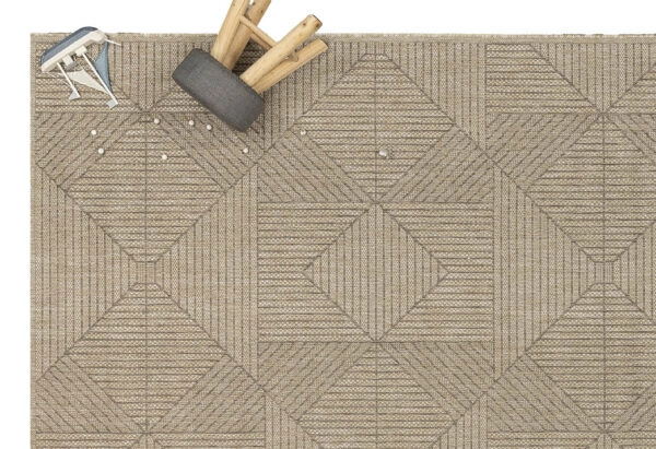 ΧΑΛΙ ETHNIK  2011C BROWN/CARAMEL BEIGE - 160X230