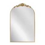 Artekko Dia Χρυσό Μεταλλικός Καθρέπτης Τοίχου (50.5x4x80.5)cm
