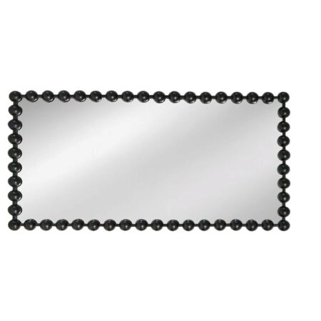 Artekko Dia Μαύρος Μεταλλικός Καθρέπτης Τοίχου (70x4.5x130)cm