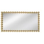 Artekko Dia Χρυσός Μεταλλικός Καθρέπτης Τοίχου (70x4.5x130)cm