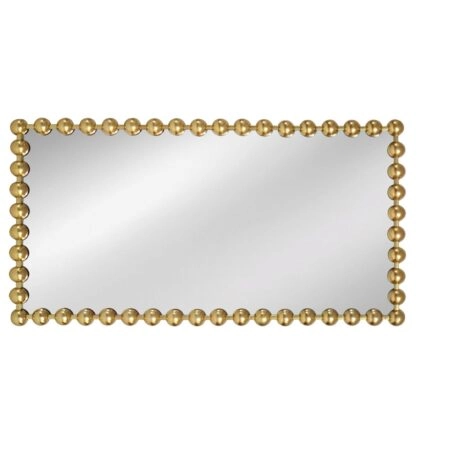 Artekko Dia Χρυσός Μεταλλικός Καθρέπτης Τοίχου (70x4.5x130)cm