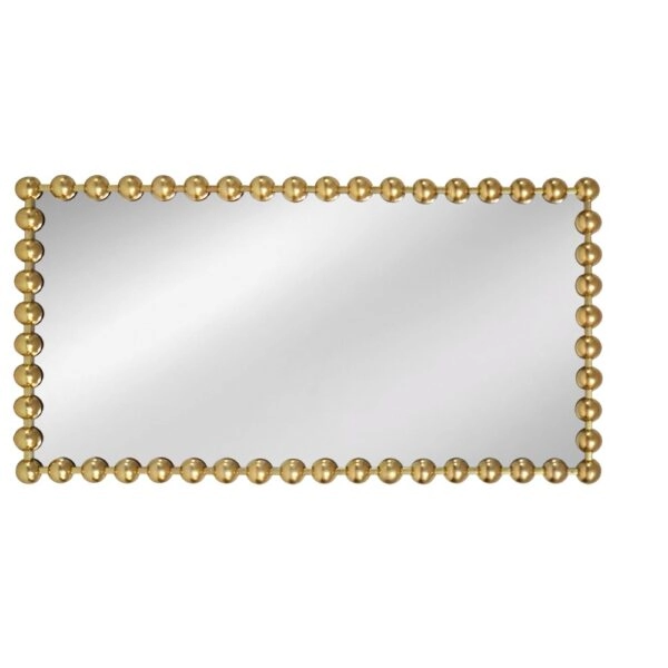 Artekko Dia Χρυσός Μεταλλικός Καθρέπτης Τοίχου (70x4.5x130)cm
