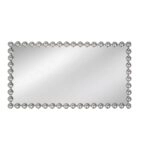 Artekko Dia Ασημί Μεταλλικός Καθρέπτης Τοίχου (70x4.5x130)cm