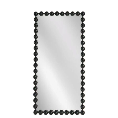 Artekko Dia Μαύρος Μεταλλικός Καθρέπτης Τοίχου (75x4.5x160)cm